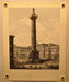 Luigi Rossini "Veduta della Colonna Antonina o sia Piazza Colonna" Etching Print   - TvMovieCards.com