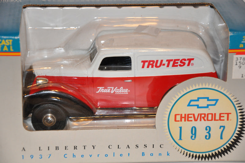 Liberty Classics Diecast Vintage Coin Bank 1937 Chevrolet True Value #15026   - TvMovieCards.com