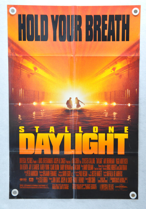 1996 Daylight 1SH D/S Movie Poster 27 x 41 Sylvester Stallone Amy Brenneman   - TvMovieCards.com