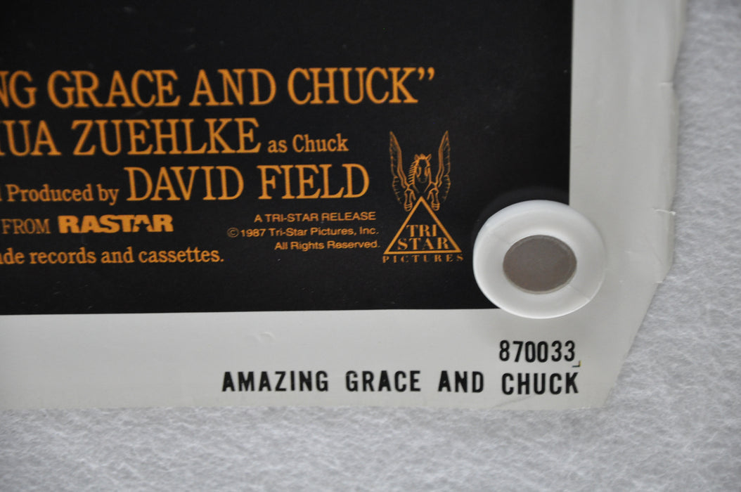 1987 Amazing Grace and Chuck Original 1SH Movie Poster 27 x 41 Jamie Lee Curtis,   - TvMovieCards.com