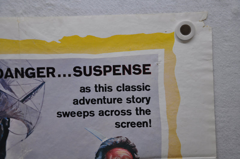 Original 1960 Kidnapped Movie Poster 27 x 41 Peter Finch James MacArthur Bernard   - TvMovieCards.com