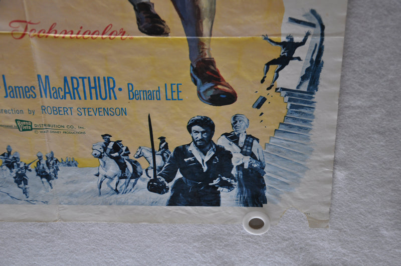 Original 1960 Kidnapped Movie Poster 27 x 41 Peter Finch James MacArthur Bernard   - TvMovieCards.com
