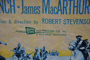 Original 1960 Kidnapped Movie Poster 27 x 41 Peter Finch James MacArthur Bernard   - TvMovieCards.com