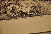Luigi Rossini "Avanzi del Tempio di Giove Statore nel Foro Romano" Etching Print   - TvMovieCards.com