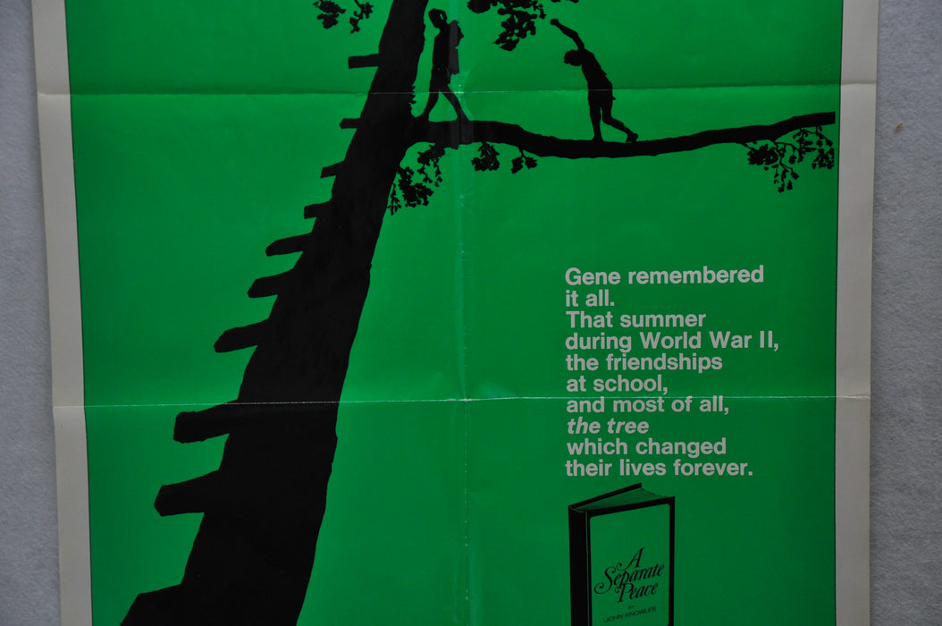 Original 1972 A Separate Peace Movie Poster 27 x 41 John Heyl, Parker Stevenson   - TvMovieCards.com