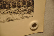 Luigi Rossini "Avanzi del Tempio di Giove Statore nel Foro Romano" Etching Print   - TvMovieCards.com