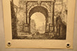 Luigi Rossini "Veduta dell'Arco di Tito" Etching Print   - TvMovieCards.com
