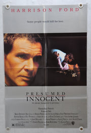 1990 Presumed Innocent Original 1SH Movie Poster 27 x 41 Harrison Ford   - TvMovieCards.com