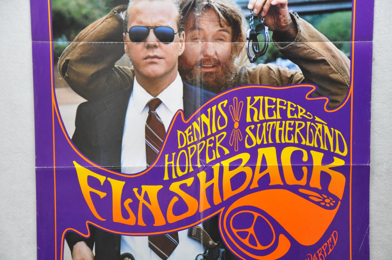 1990 Flashback Original 1SH Movie Poster 27 x 41 Dennis Hopper, Kiefer Sutherlan   - TvMovieCards.com