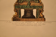 Giovanni Battista Piranesi A Sua Eccellenza il Sig. Principe Color Etching Print   - TvMovieCards.com