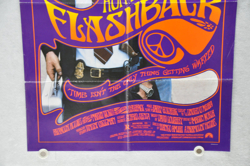 1990 Flashback Original 1SH Movie Poster 27 x 41 Dennis Hopper, Kiefer Sutherlan   - TvMovieCards.com