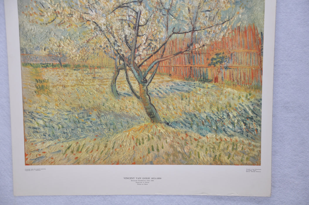 Vincent Van Gogh "Peach Tree In Bloom" Art Print Poster 19 x 27   - TvMovieCards.com