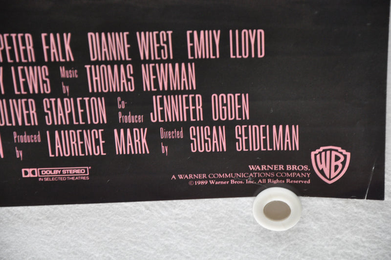 1989 Cookie Original 1SH Movie Poster 27 x 41  Peter Falk, Dianne Wiest   - TvMovieCards.com