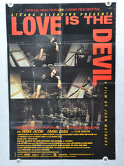 1998 Love Is The Devil Original 1SH Movie Poster 27 x 41 Jacobi Daniel Craig   - TvMovieCards.com