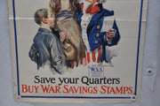 "Boys and Girls! You Can Help Your Uncle Sam" WW1 War Stamp Poster (30 X 40)   - TvMovieCards.com