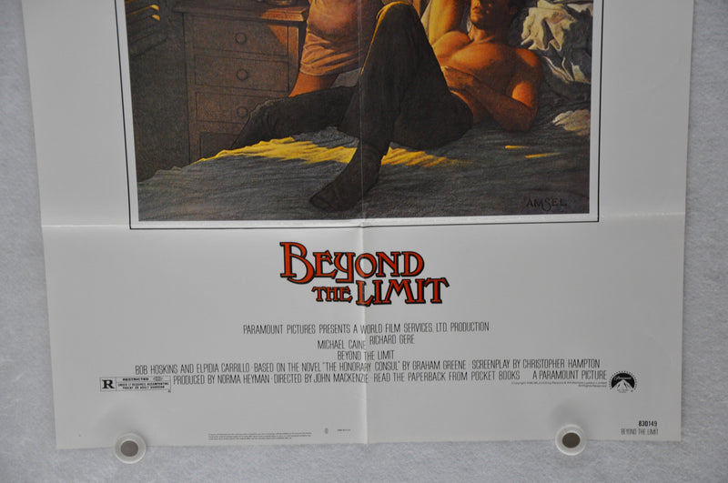 1983 Beyond The Limit Original 1SH Movie Poster 27 x 41 Michael Caine Gere   - TvMovieCards.com