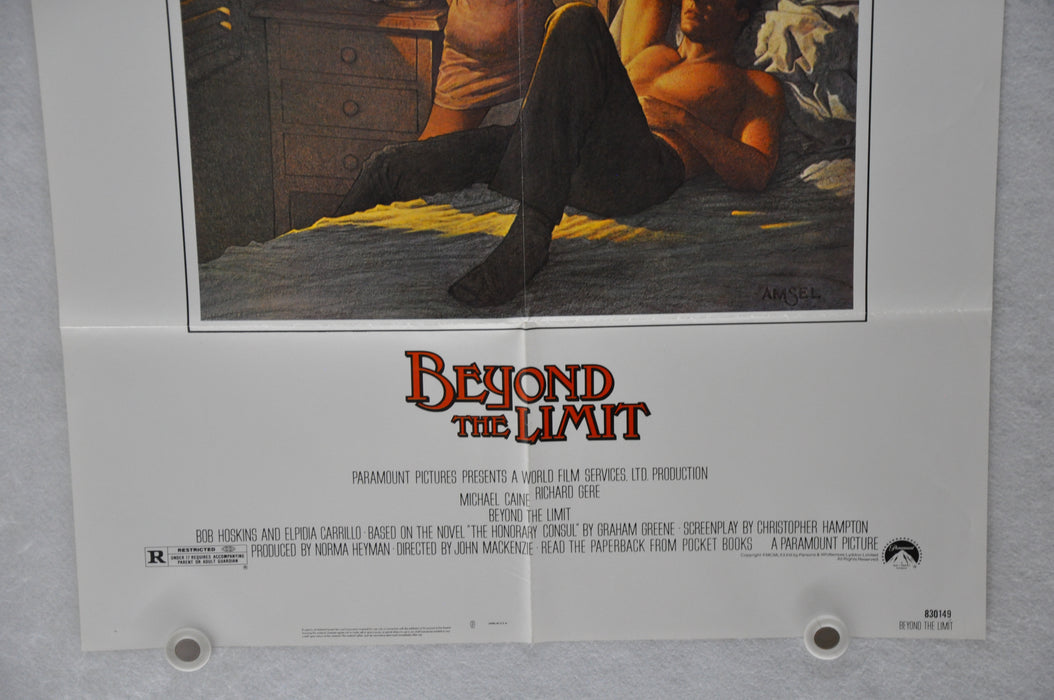 1983 Beyond The Limit Original 1SH Movie Poster 27 x 41 Michael Caine Gere   - TvMovieCards.com