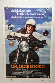 1980 Oh God! Book II Original 1SH Movie Poster 27 x 41 George Burns   - TvMovieCards.com