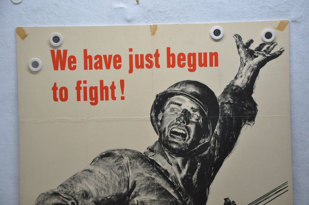 WWII OWI War Poster #62 "We have Just Begun to Fight! (28.5 X 40)   - TvMovieCards.com