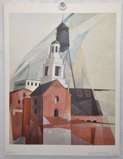 Charles Demuth "Lancaster" Art Print Poster 19 x 25 Philadelphia Museum of Art   - TvMovieCards.com