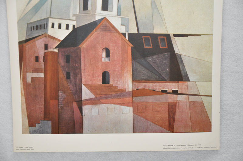 Charles Demuth "Lancaster" Art Print Poster 19 x 25 Philadelphia Museum of Art   - TvMovieCards.com