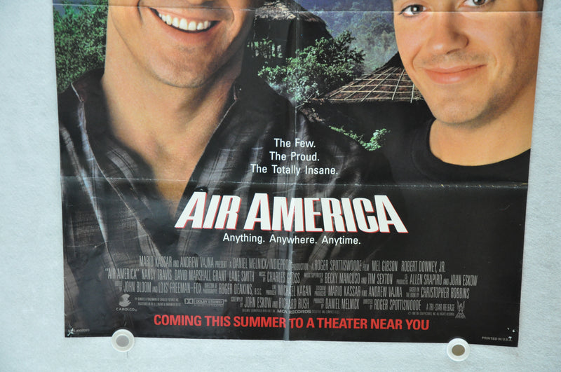 1990 Air America Original 1SH Movie Poster 27 x 41 Mel Gibson Robert Downey Jr   - TvMovieCards.com