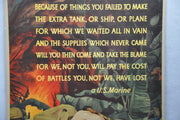 WWII War Poster "And if Our Lines Should Form" US Marine Corp (30 X 40) CC Beall   - TvMovieCards.com