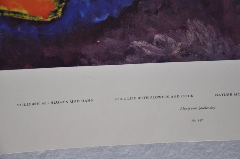 Alexej Von Jawlensky "Still Life With Flowers" Art Print Poster 19 x 25   - TvMovieCards.com
