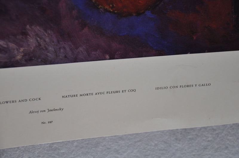 Alexej Von Jawlensky "Still Life With Flowers" Art Print Poster 19 x 25   - TvMovieCards.com