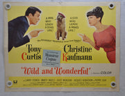 1964 Wild and Wonderful Original Half Sheet Movie Poster Tony Curtis   - TvMovieCards.com