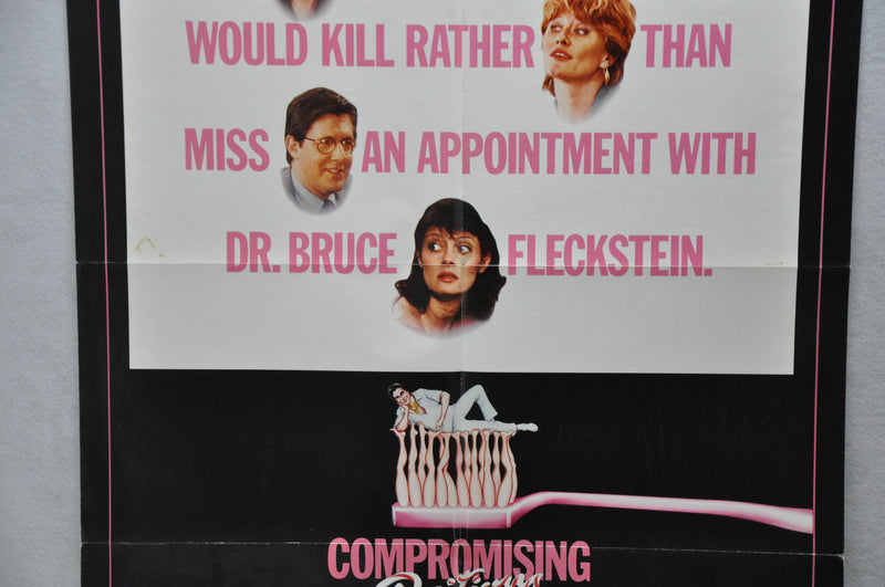 1985 Compromising Positions Original 1SH Movie Poster 27 x 41 Susan Sarandon   - TvMovieCards.com