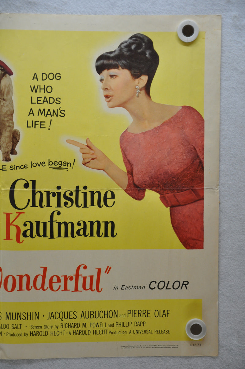 1964 Wild and Wonderful Original Half Sheet Movie Poster Tony Curtis   - TvMovieCards.com
