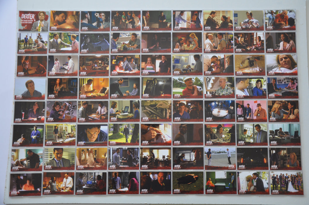 Dexter Season 3 Base Card Set 72 Cards Breygent 2010   - TvMovieCards.com