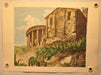Luigi Rossini "Veduta del Tempio della Dea Albunea" Color Etching Print   - TvMovieCards.com