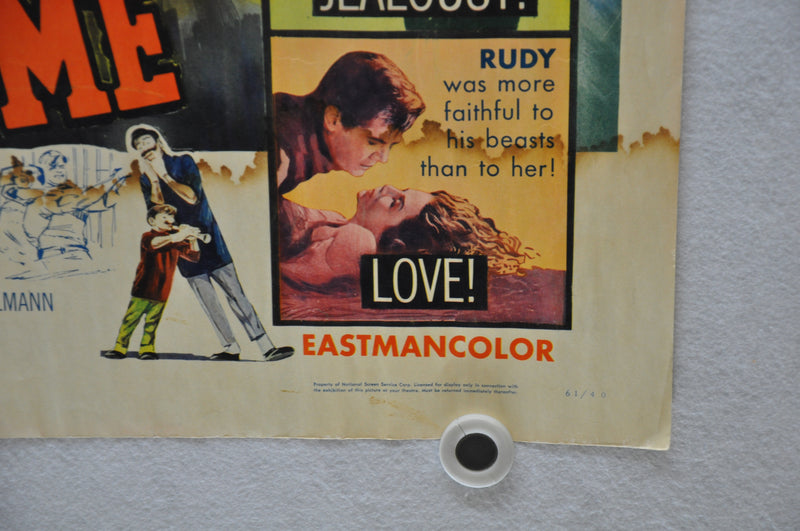 1961 Hippodrome Original Half Sheet Movie Poster Gerhard Riedmann Margit Nünke   - TvMovieCards.com