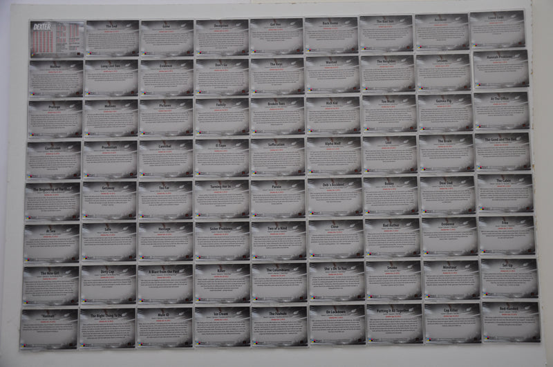 Dexter Seasons 7 & 8 Base Card Set 72 Cards Breygent 2015   - TvMovieCards.com