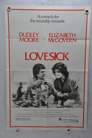 1983 Love Sick Original 1SH Movie Poster 27 x 41 Dudley Moore, Elizabeth McGover   - TvMovieCards.com