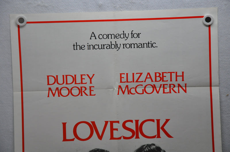 1983 Love Sick Original 1SH Movie Poster 27 x 41 Dudley Moore, Elizabeth McGover   - TvMovieCards.com