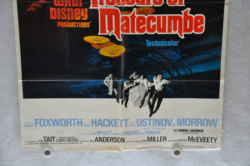 1976 Treasure of Matecumbe Original 1SH Movie Poster Robert Foxworth   - TvMovieCards.com