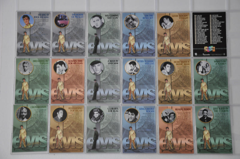 Elvis The Platinum Collection Base Card Set 90 Cards Inkworks 1999   - TvMovieCards.com