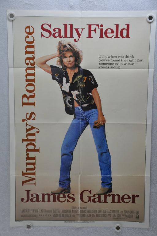 1985 Murphy's Romance Original 1SH Movie Poster 27 x 41 Sally Field James Garner   - TvMovieCards.com