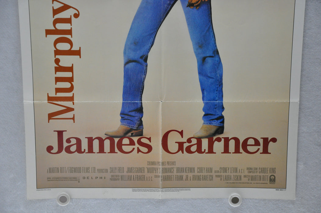 1985 Murphy's Romance Original 1SH Movie Poster 27 x 41 Sally Field James Garner   - TvMovieCards.com