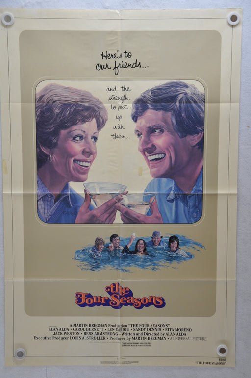 1981 The Four Seasons Original 1SH Movie Poster 27 x 41 Alan Alda Carol Burnett   - TvMovieCards.com