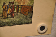 Luigi Rossini "Altra Veduta del Tempio Della Sibilla" Color Etching Print   - TvMovieCards.com