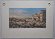 Gaspar van Wittel "Piazza Del Ovirinale" Art Print Poster 19 x 27   - TvMovieCards.com