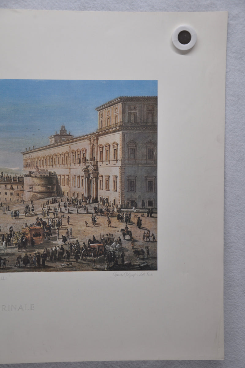 Gaspar van Wittel "Piazza Del Ovirinale" Art Print Poster 19 x 27   - TvMovieCards.com