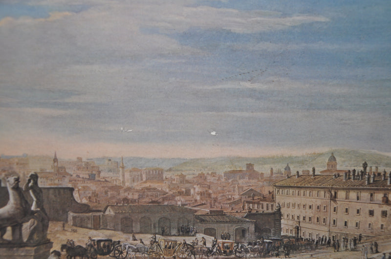Gaspar van Wittel "Piazza Del Ovirinale" Art Print Poster 19 x 27   - TvMovieCards.com
