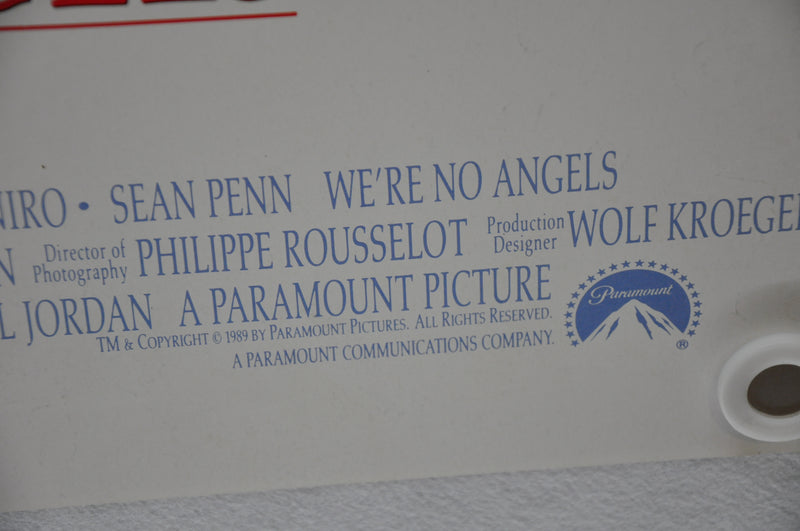 1989 We're No Angels Original 1SH Movie Poster 27 x 41 Robert De Niro Sean Penn   - TvMovieCards.com
