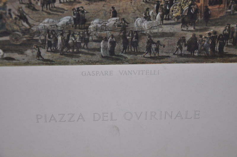 Gaspar van Wittel "Piazza Del Ovirinale" Art Print Poster 19 x 27   - TvMovieCards.com