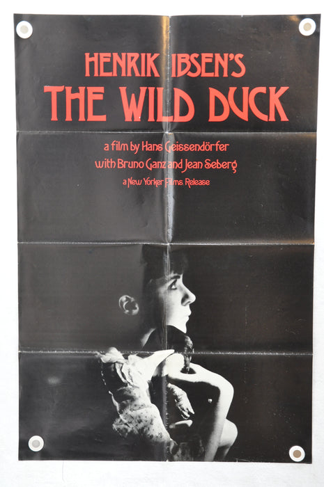 1984 The Wild Duck Original 1SH Movie Poster 27 x 41 Liv Ullmann Jeremy Irons   - TvMovieCards.com